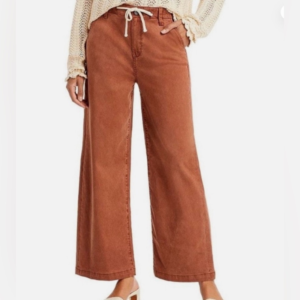 Paige Jeans Carly Wide Leg in Vintage Mocha 28